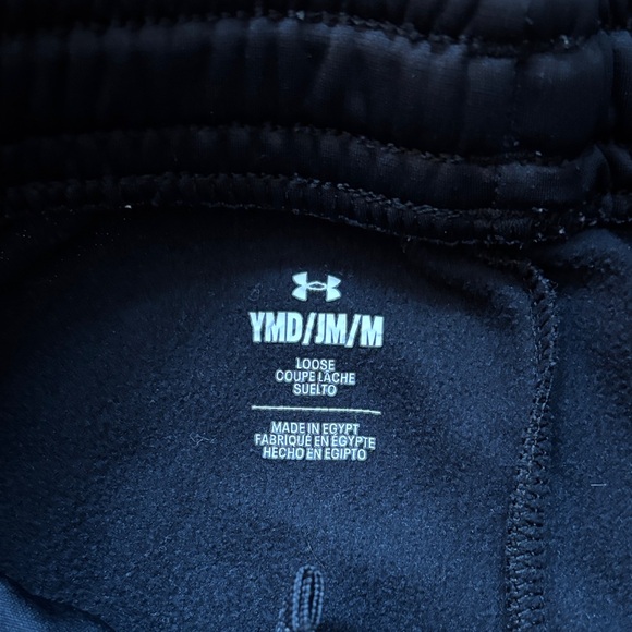 Under Armour Kids Black Sweatpants - Picture 2 of 2